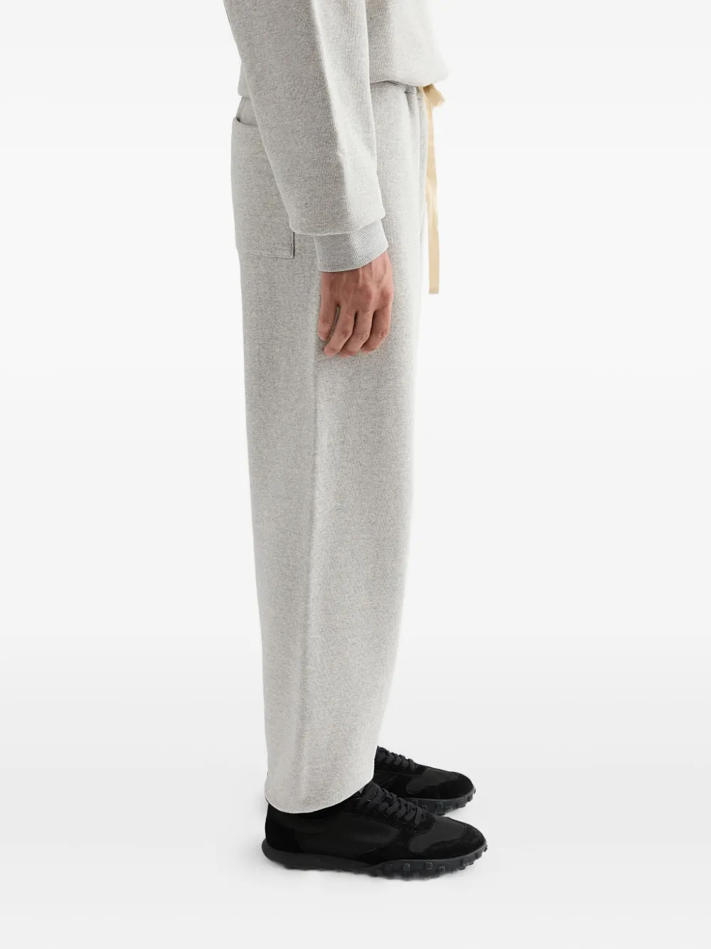 Jil Sander logo-detail track pants Grijs