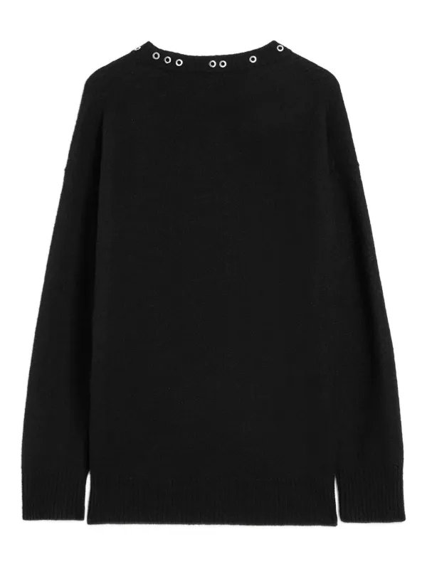 Jil Sander アイレットトリム セーター | ブラック | FARFETCH JP