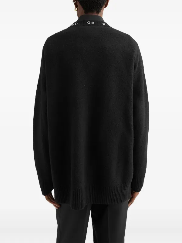 Jil Sander アイレットトリム セーター | ブラック | FARFETCH JP