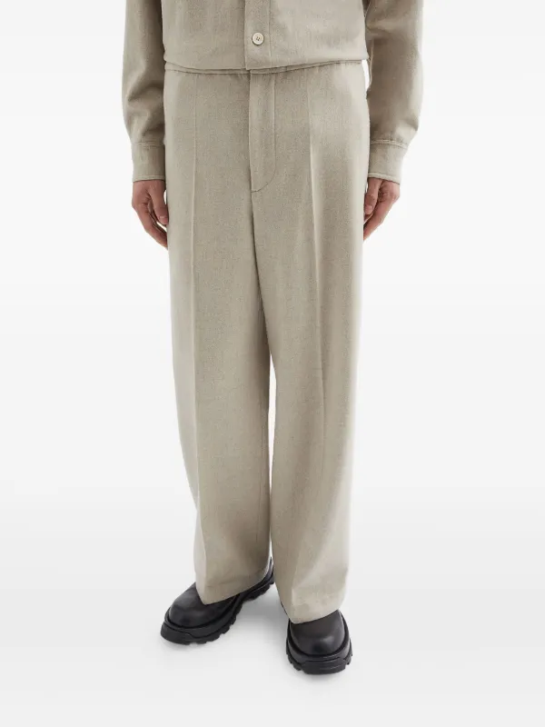 Jil Sander フランネルパンツ | ニュートラル | FARFETCH JP