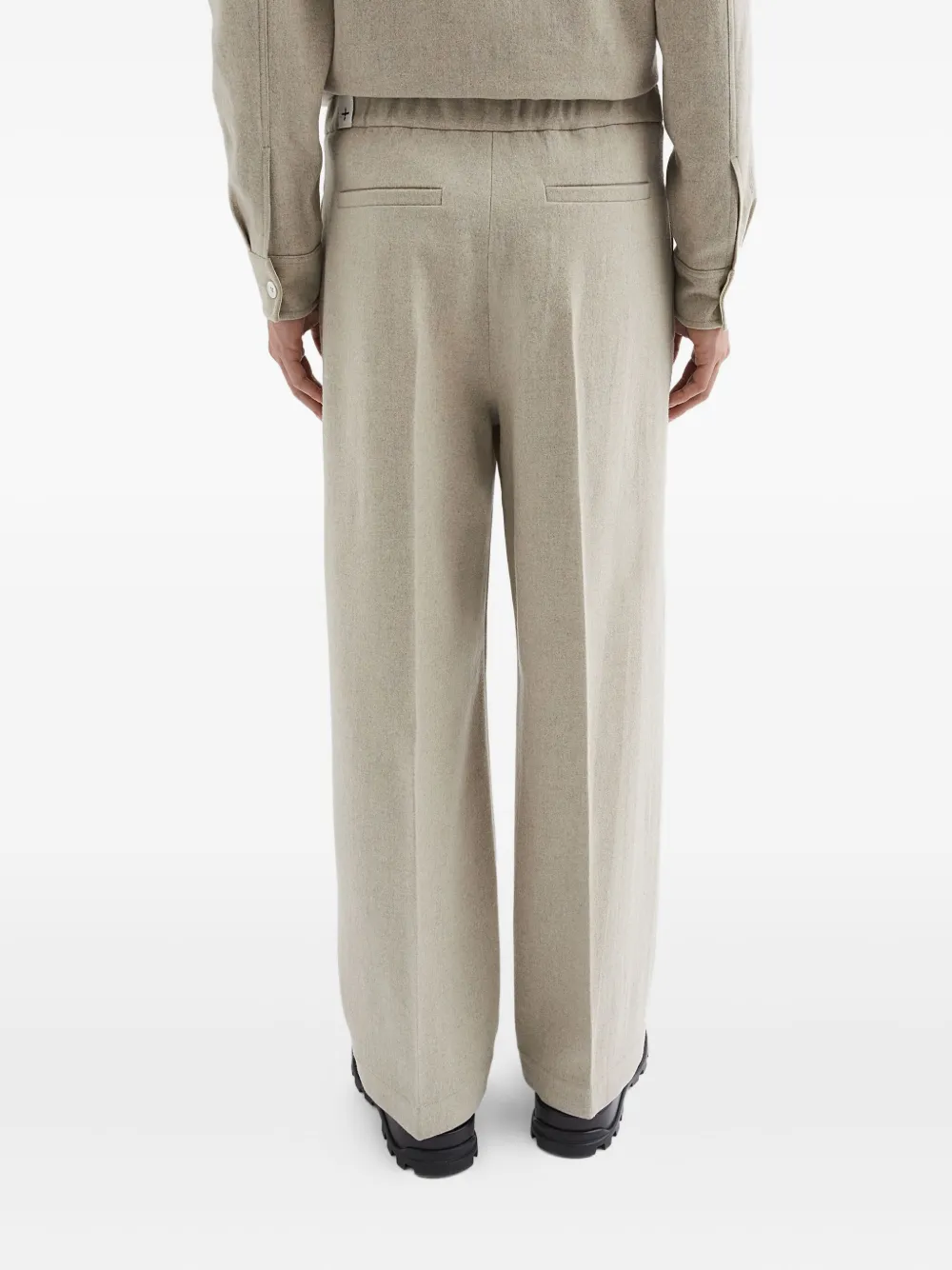 Jil Sander Wollen trainingsbroek Beige