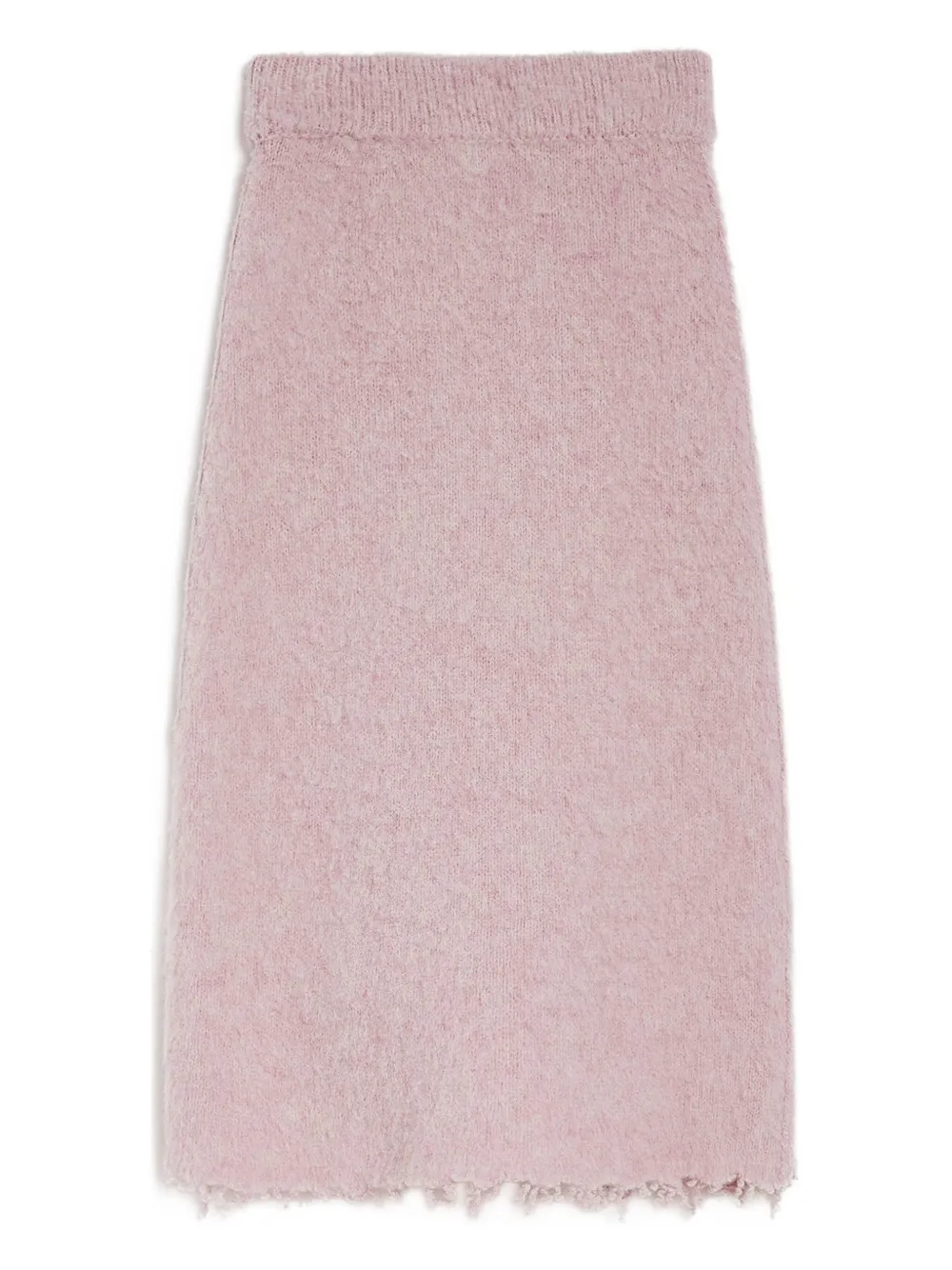 Jil Sander Wollen gebreide midi-rok Roze