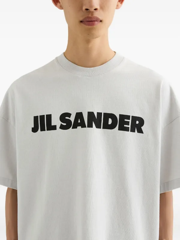 Jil Sander ロゴ Tシャツ | グレー | FARFETCH JP
