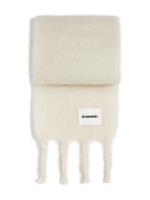 JIL SANDER+ bufanda con parche del logo