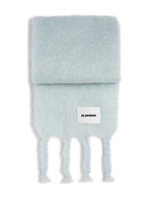 JIL SANDER+ bufanda con parche del logo