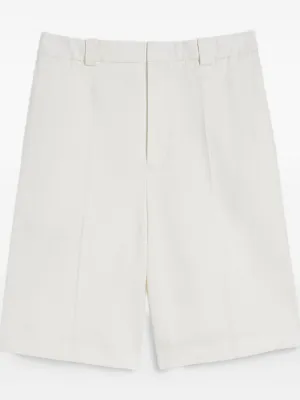 Prada Enamel Triangle Logo Track Shorts | Neutrals | FARFETCH