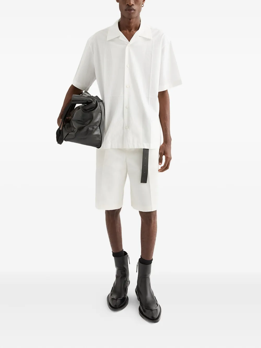 Jil Sander short à taille ceinturée | Bermudas | Image 2
