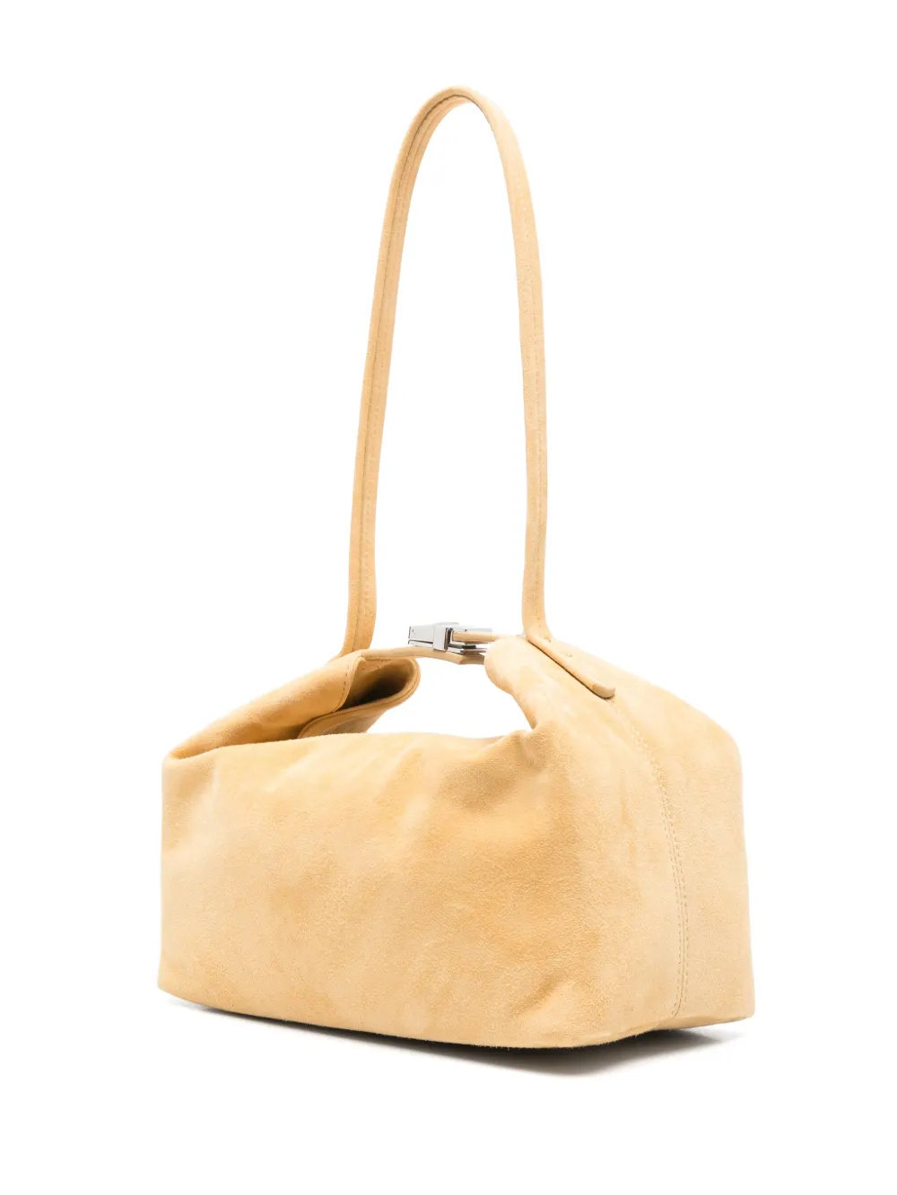 BY FAR Leren shopper Geel