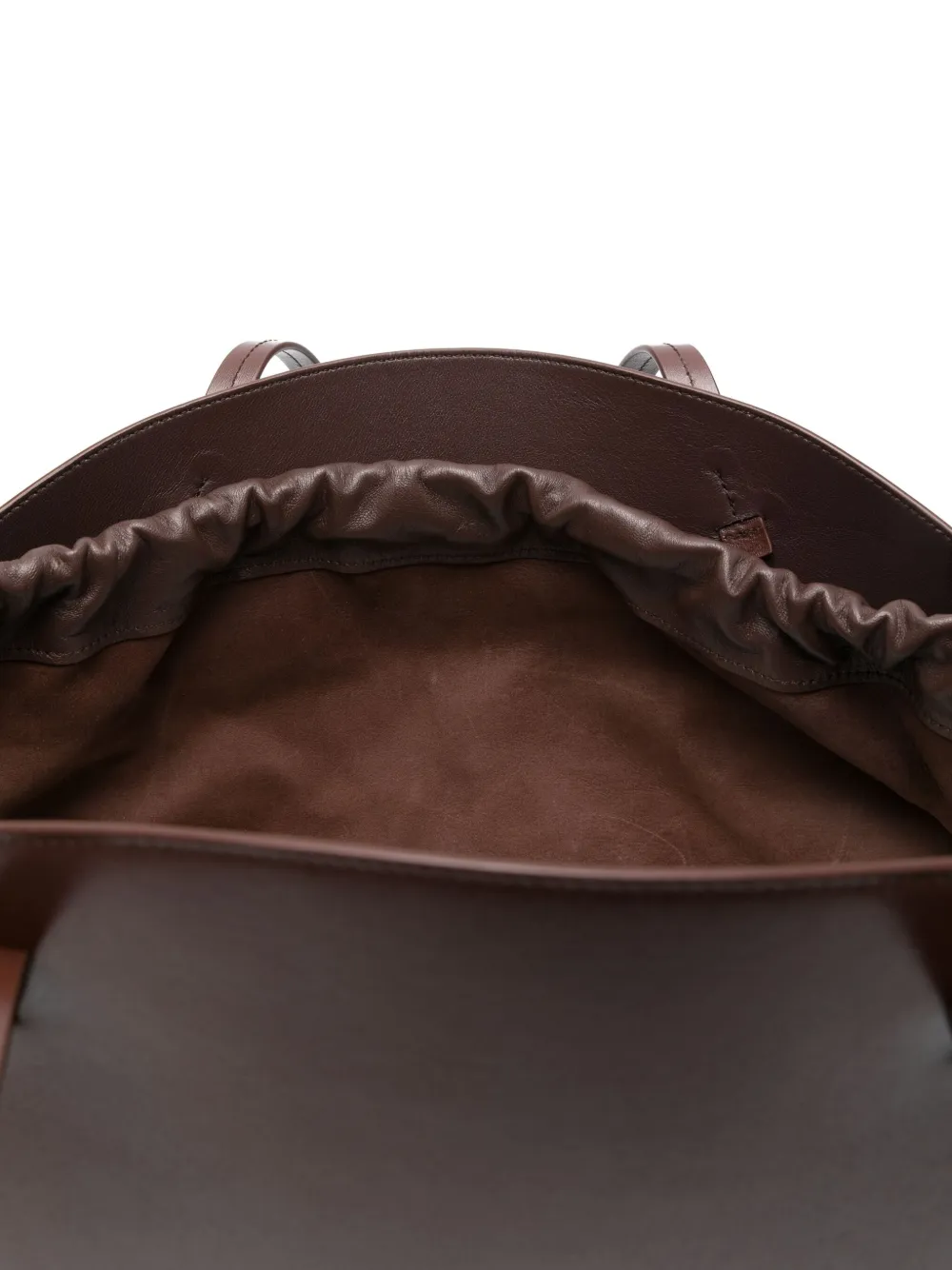 Jil Sander Grote Curve schoudertas Bruin