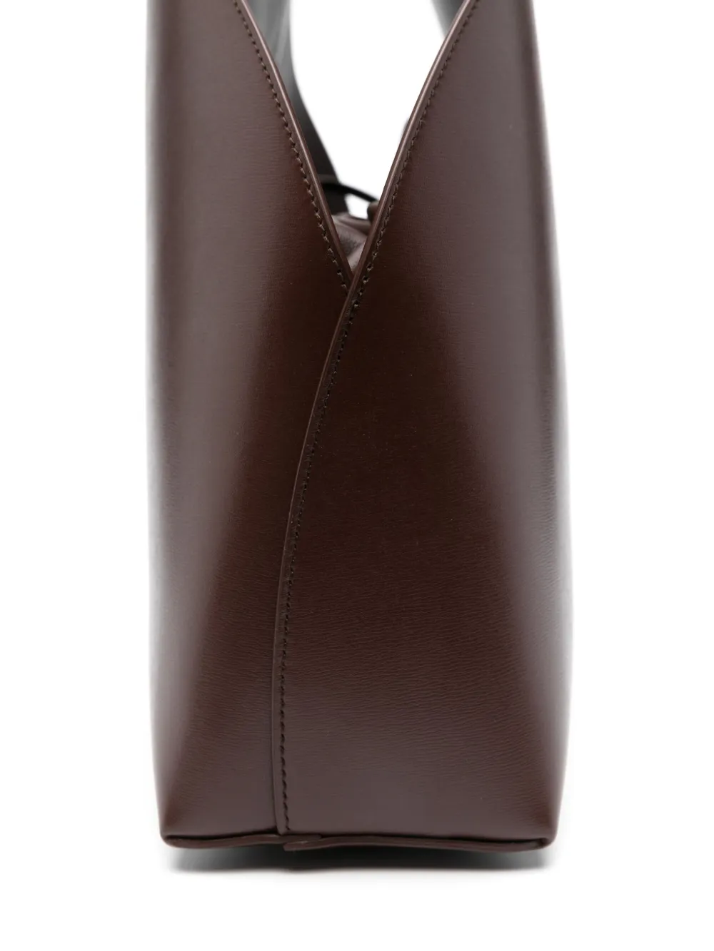 Jil Sander Grote Curve schoudertas Bruin