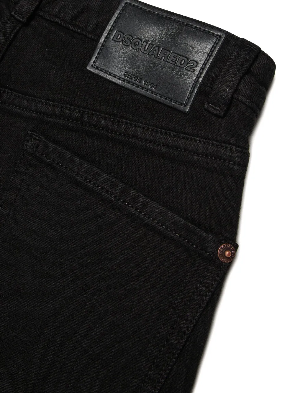 DSQUARED2 KIDS Moose Lost jeans Zwart