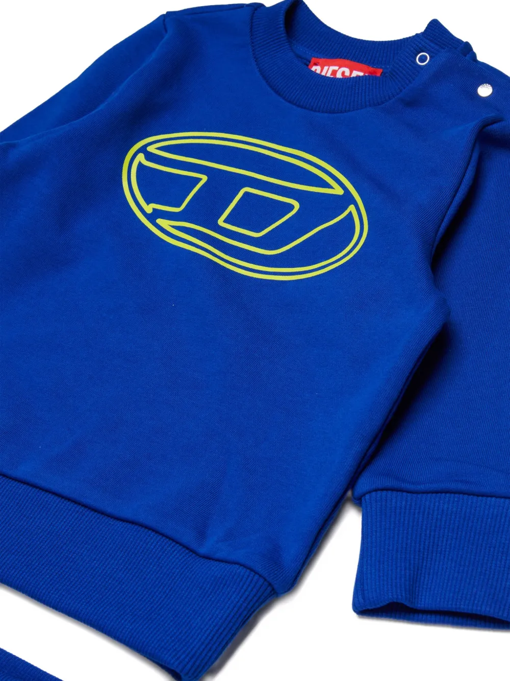 Diesel Kids logo-embellished tracksuit Blauw