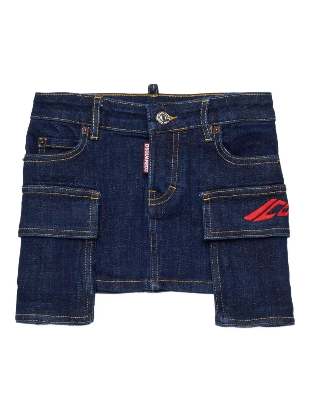 DSQUARED2 KIDS Icon mini-rok Blauw