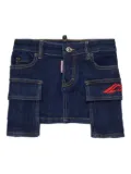 DSQUARED2 KIDS Icon mini skirt - Blue