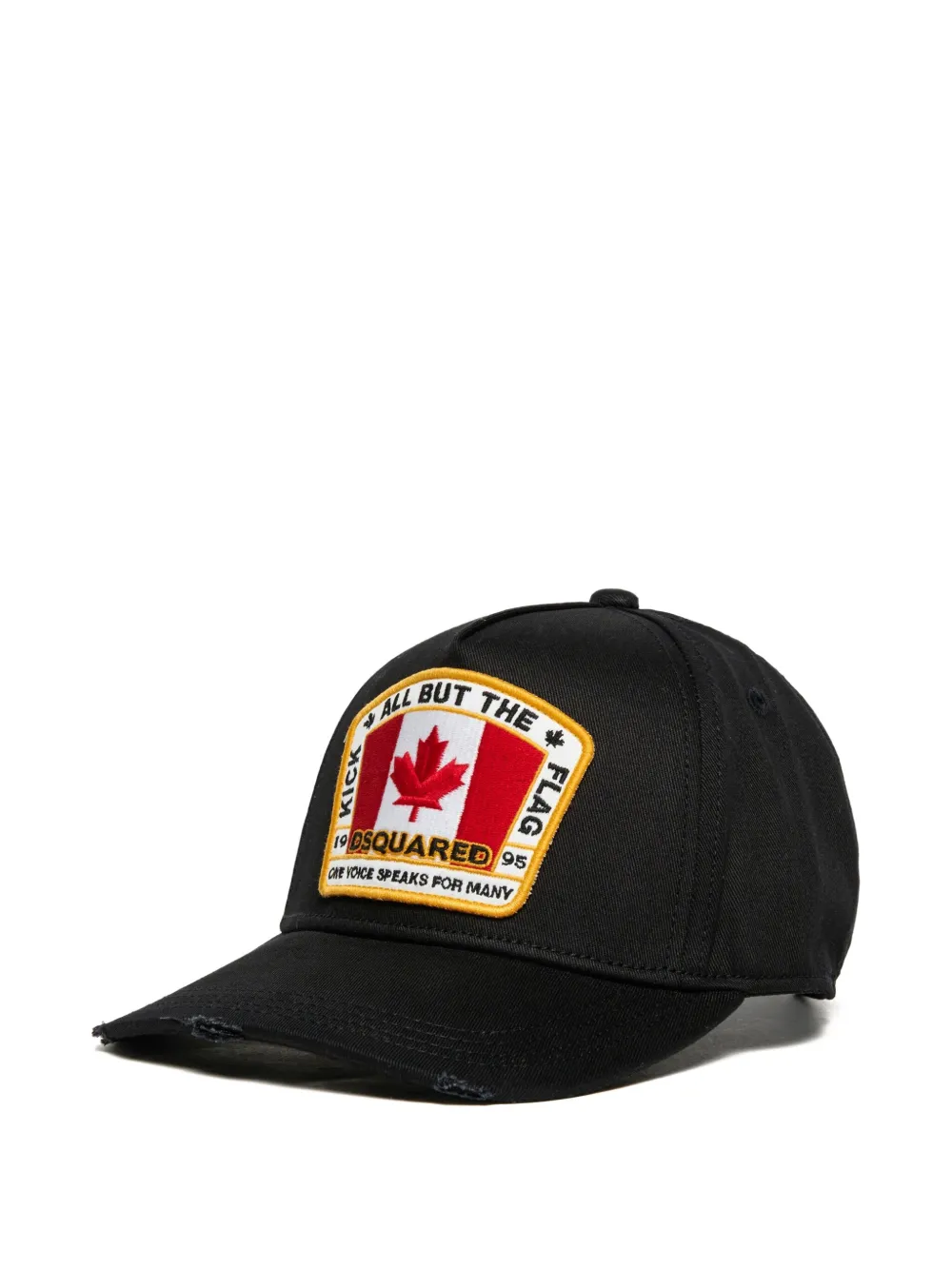 DSQUARED2 KIDS Canadian Flag pet Zwart