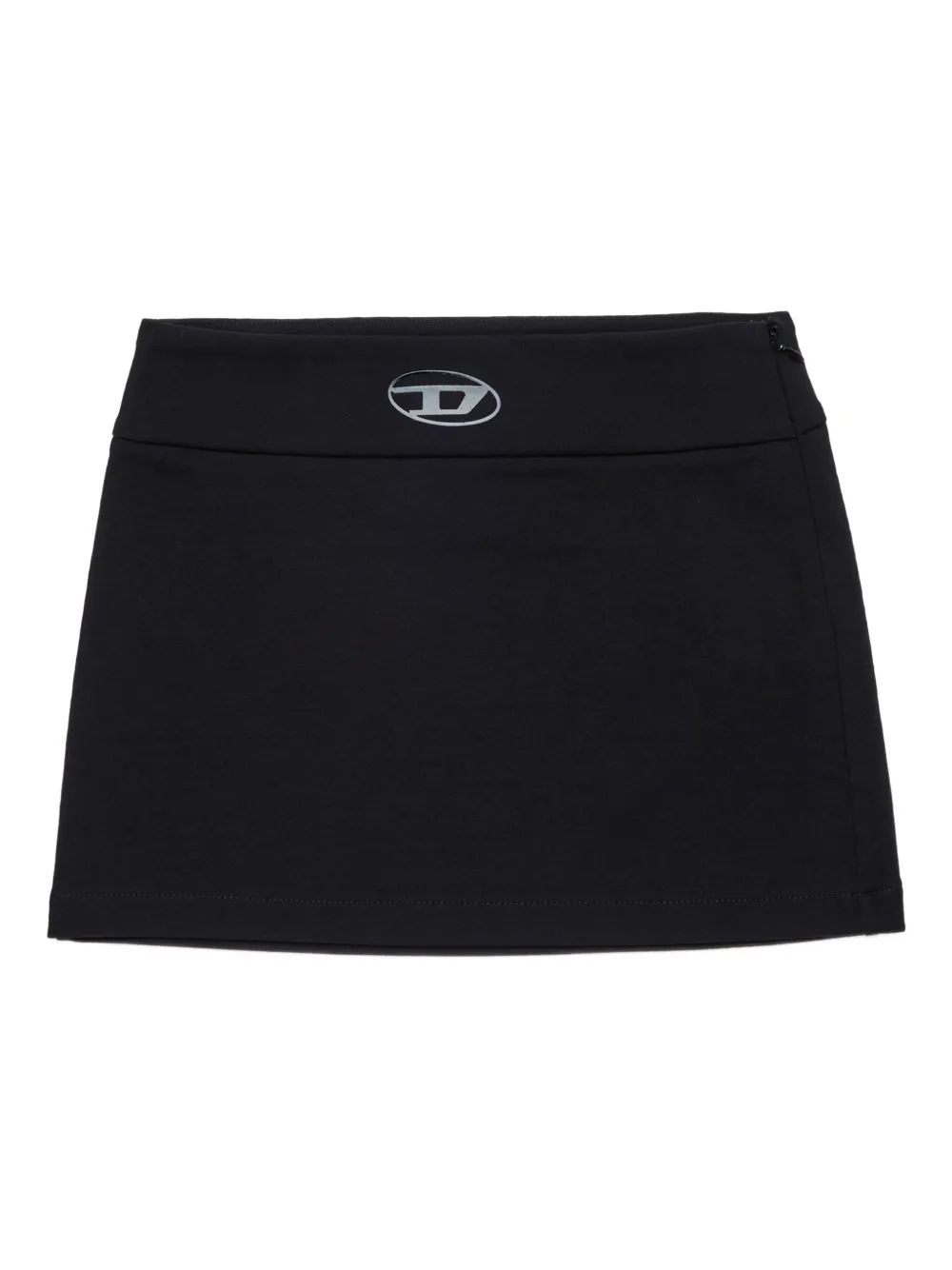 Diesel Kids Mini-rok met geborduurd logo Zwart