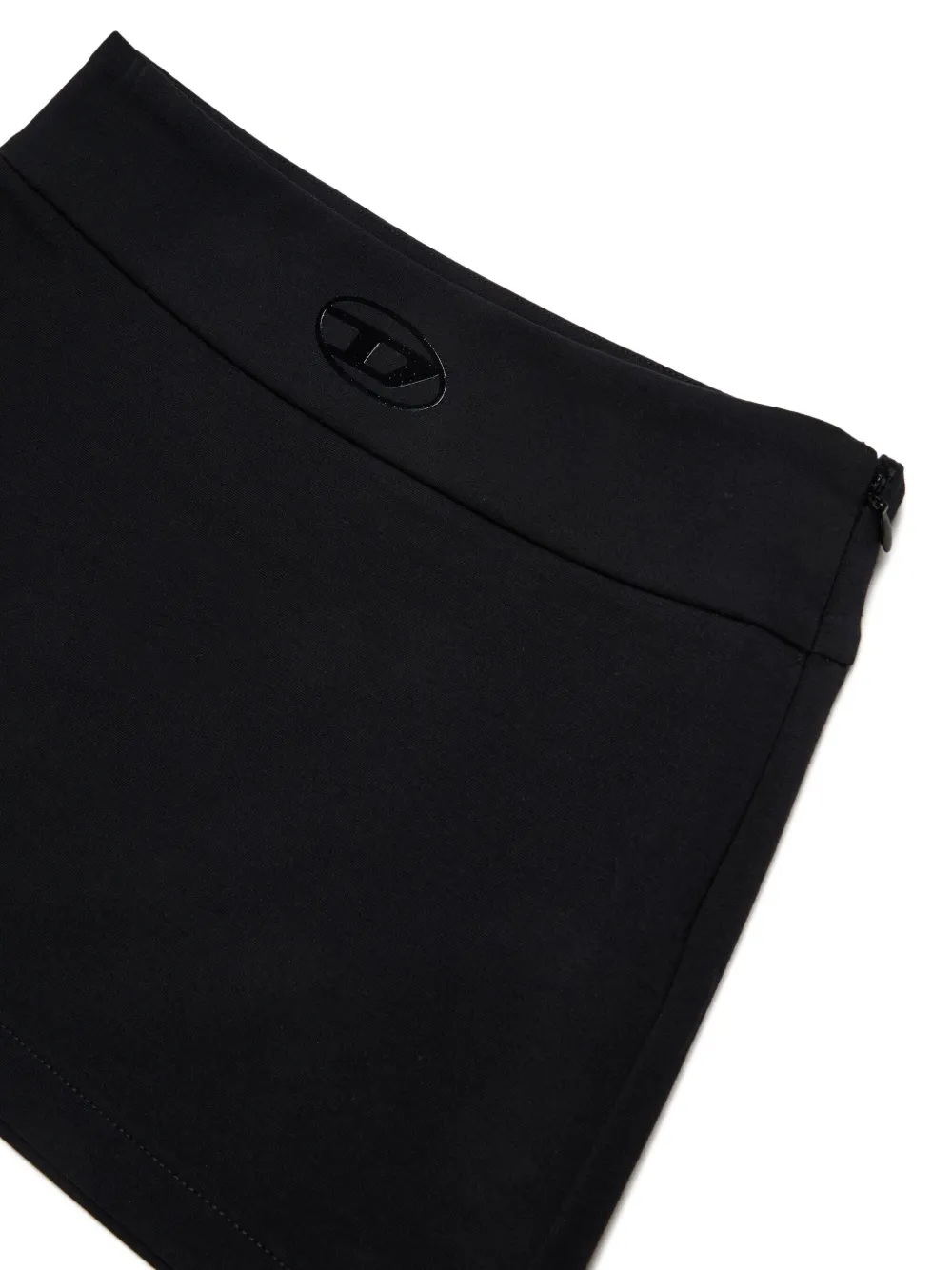 Diesel Kids Mini-rok met geborduurd logo Zwart
