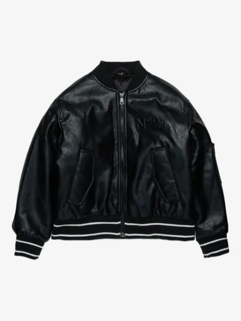 Nº21 Kids Bomberjacke mit Logo-Prägung