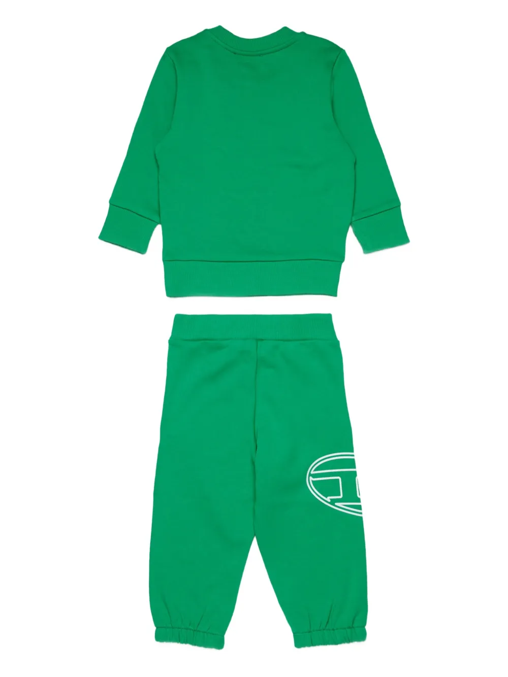 Diesel Kids logo-embellished tracksuit Groen