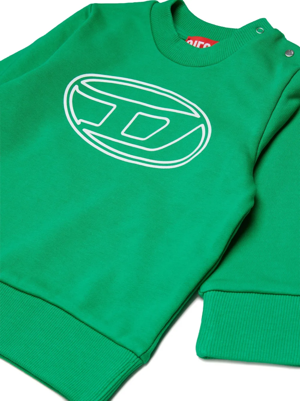 Diesel Kids logo-embellished tracksuit Groen