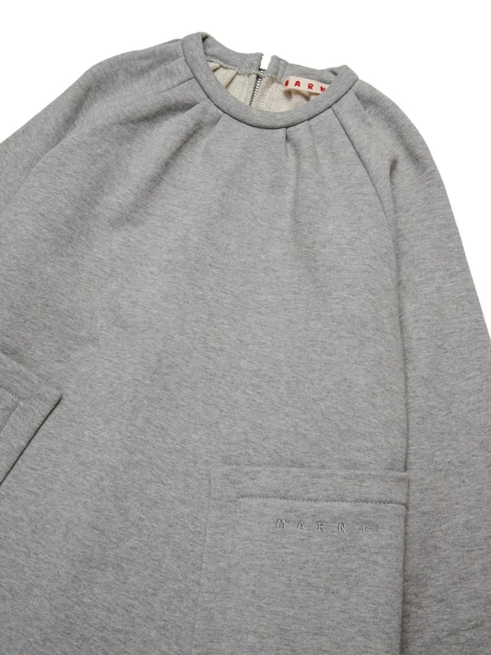 Marni Kids Katoenen jurk Grijs