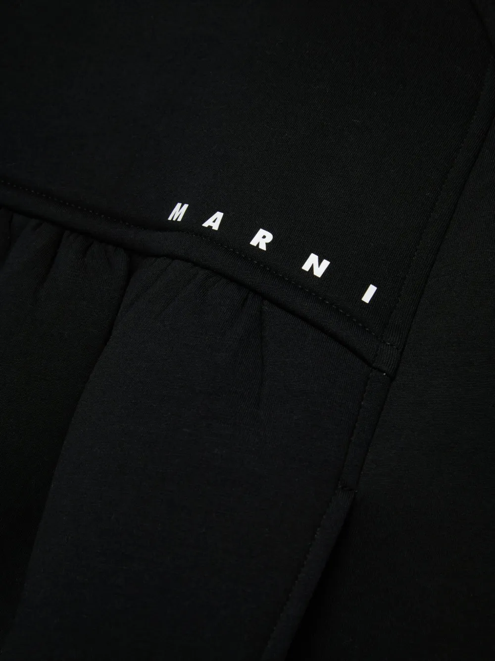 Marni Kids Jurk van katoenblend Zwart