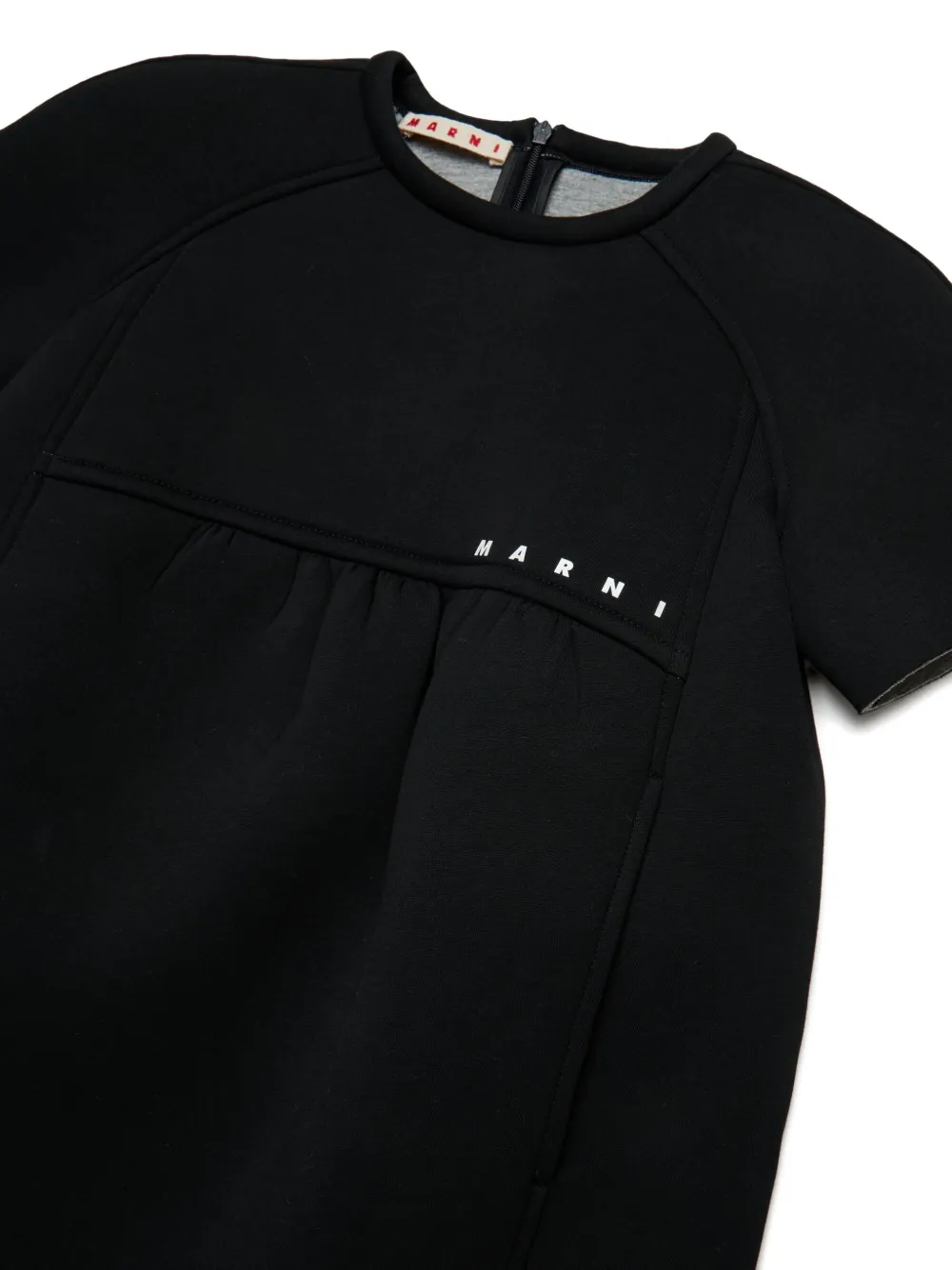 Marni Kids Jurk van katoenblend Zwart