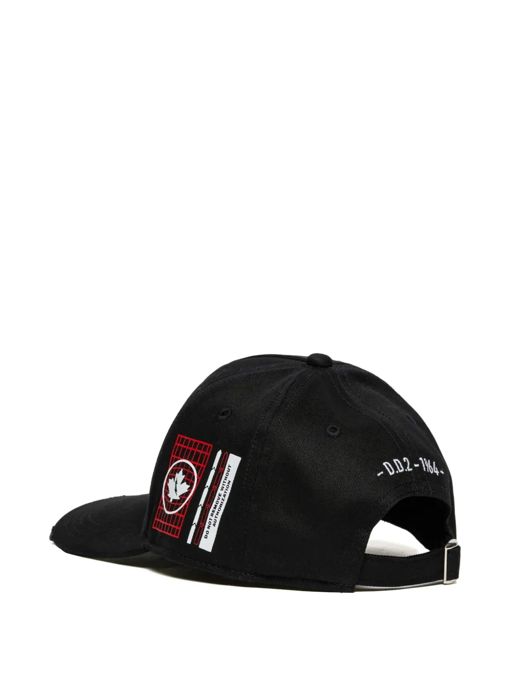 DSQUARED2 KIDS Pet met logo - Zwart
