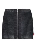 Diesel Kids wool mini skirt - Black