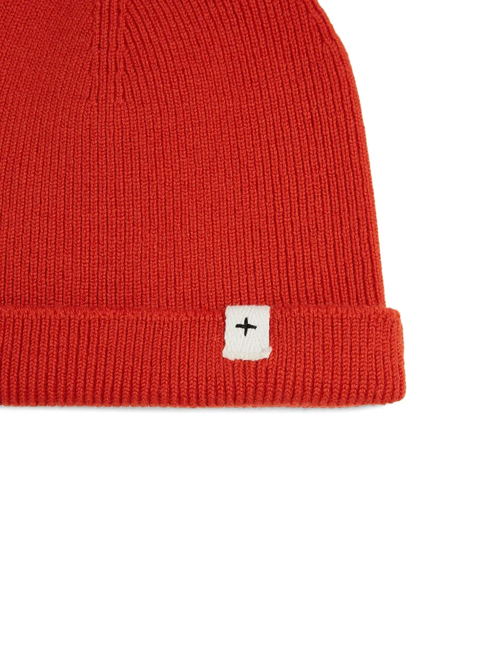 Jil Sander ribbed-knit beanie - Rood