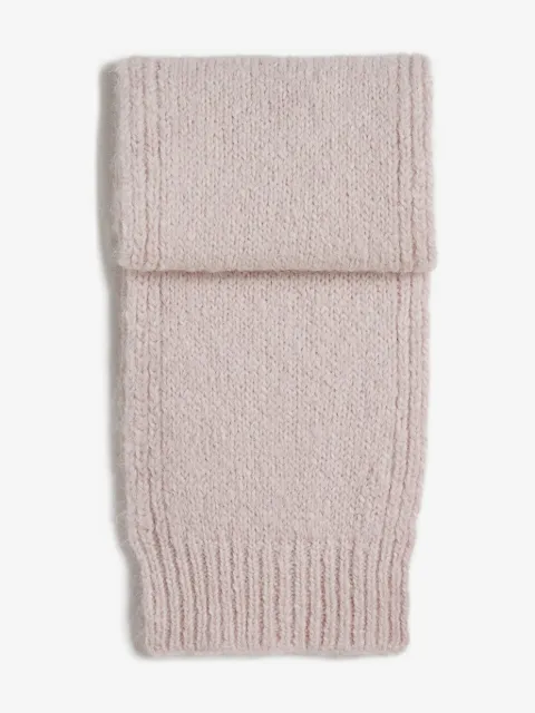 JIL SANDER+ logo-patch scarf