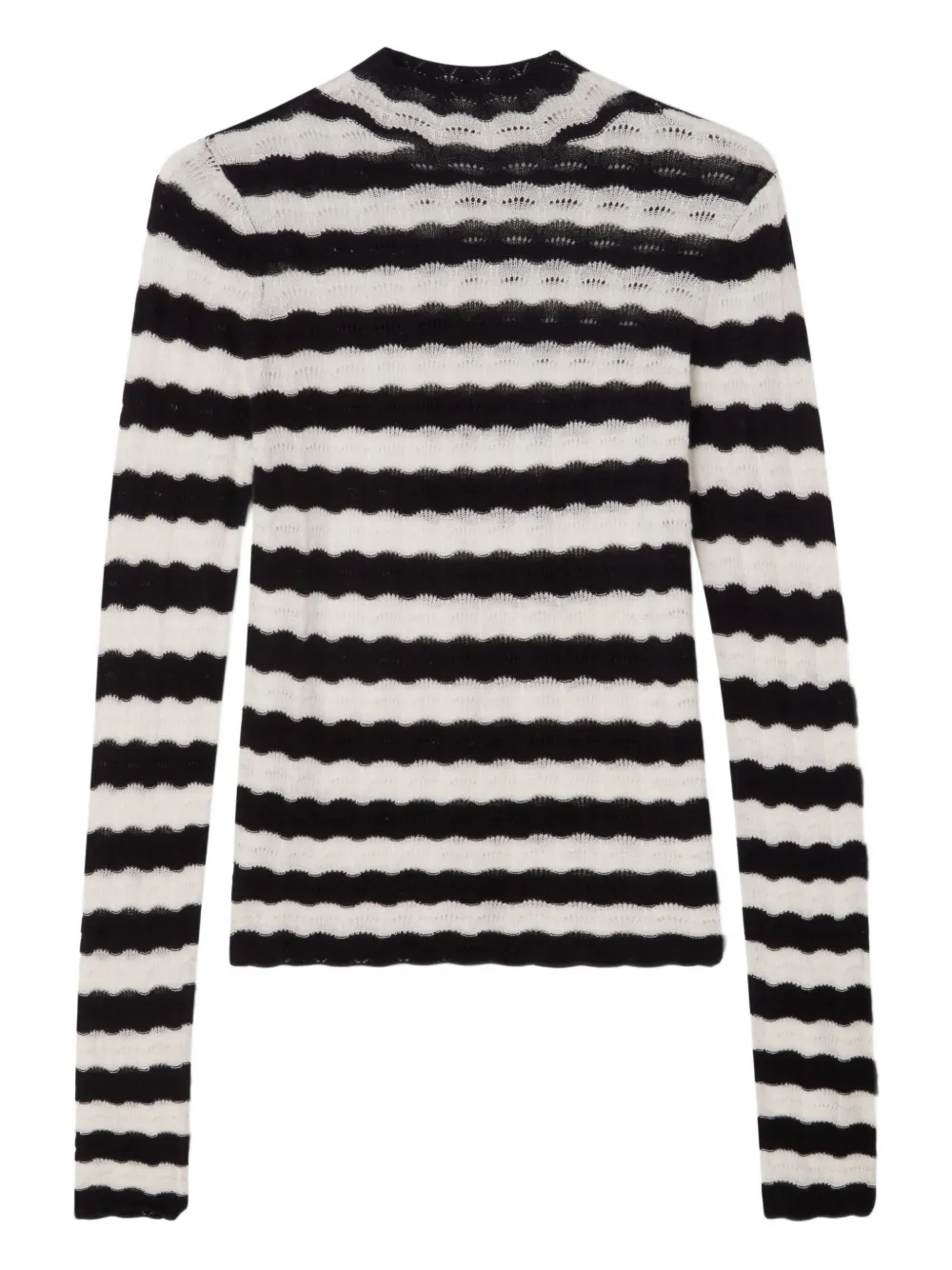 House Of Dagmar striped long-sleeve top - Nero
