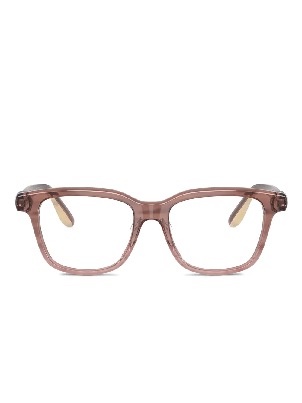 Brunello Cucinelli rectangle-frame glasses | Purple | Image 1