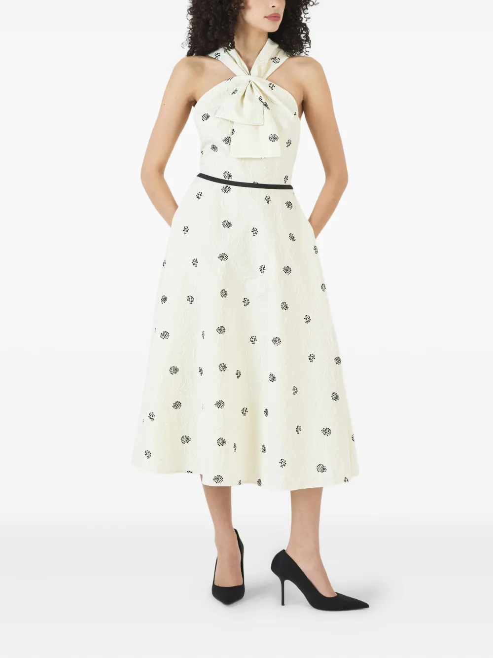 Rosie Assoulin Sailor midi dress - Beige