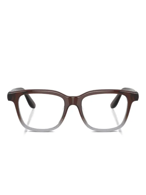 Brunello Cucinelli lentes con armazón rectangular