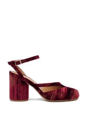 Maison Margiela Tabi 80mm アンクルストラップ サンダル | レッド