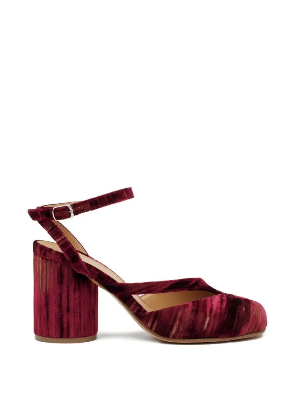 Maison Margiela 80mm Tabi sandalen met enkelbandje Rood