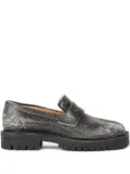 Maison Margiela Taby County crackled loafers - Black
