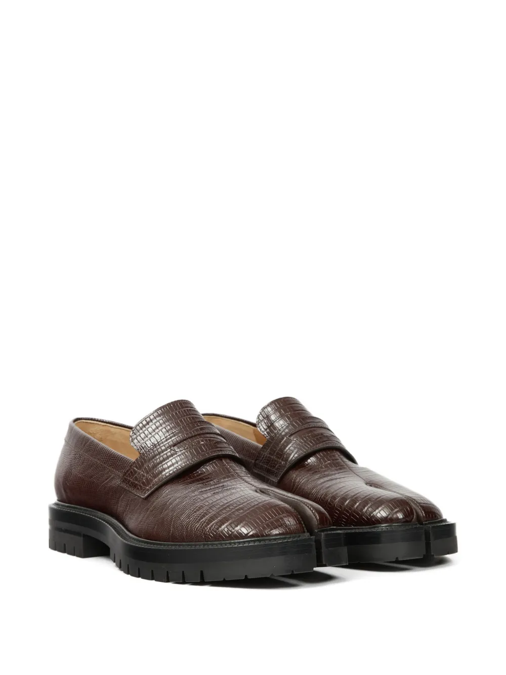 Maison Margiela Tabi County loafers Brown
