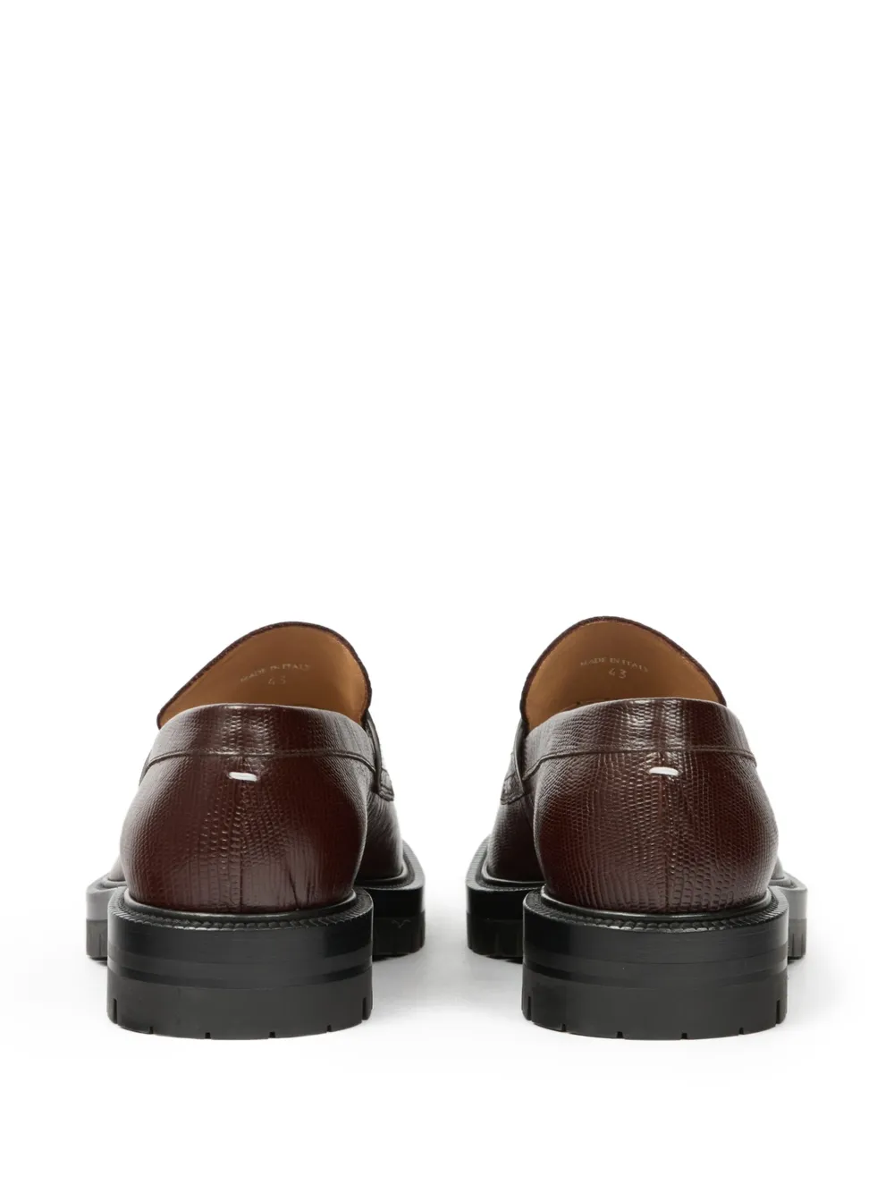 Maison Margiela Tabi County loafers Brown