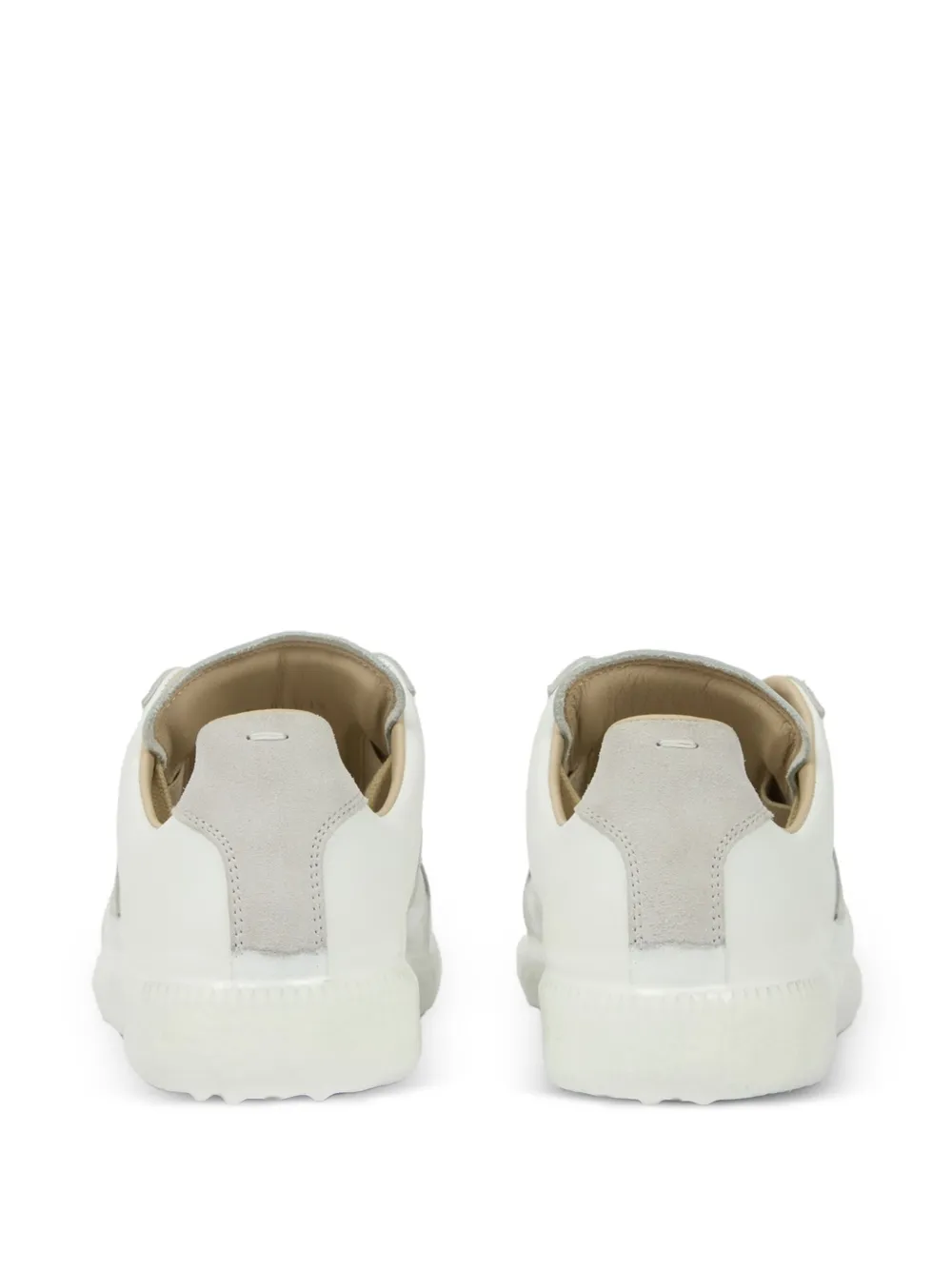 Maison Margiela Sneakers met leren vlakken Wit
