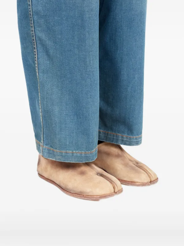 【関税込み】Maison Margiela ブラウン Tabi バブーシュ Maison Margiela メゾンマルジェラ スリッポン TABI バブーシュ