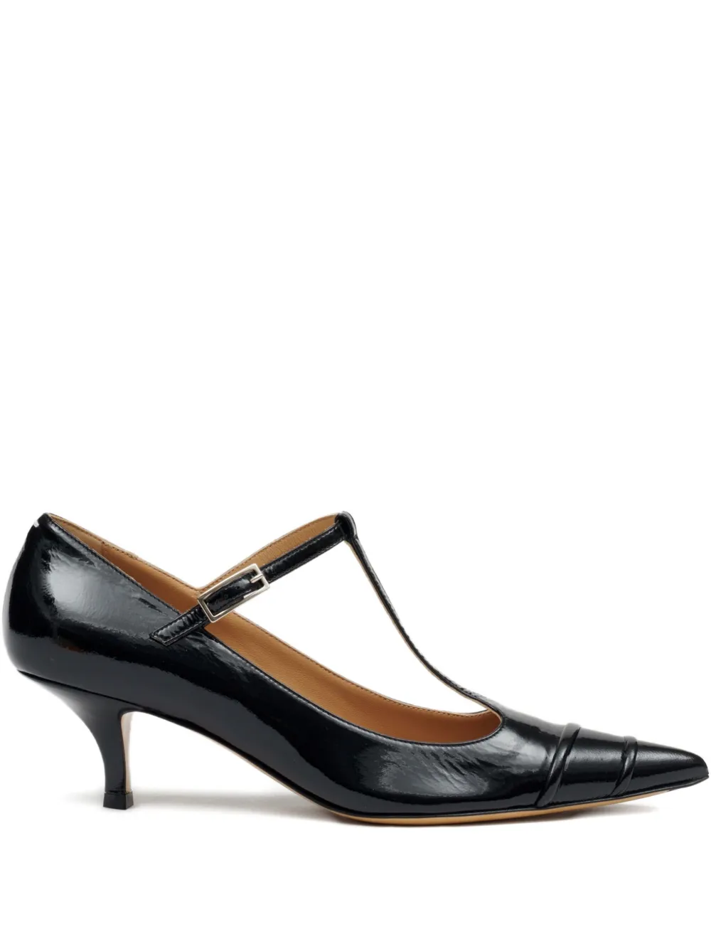 Maison Margiela 55mm Kinkies patent-leather T-bar pumps Black