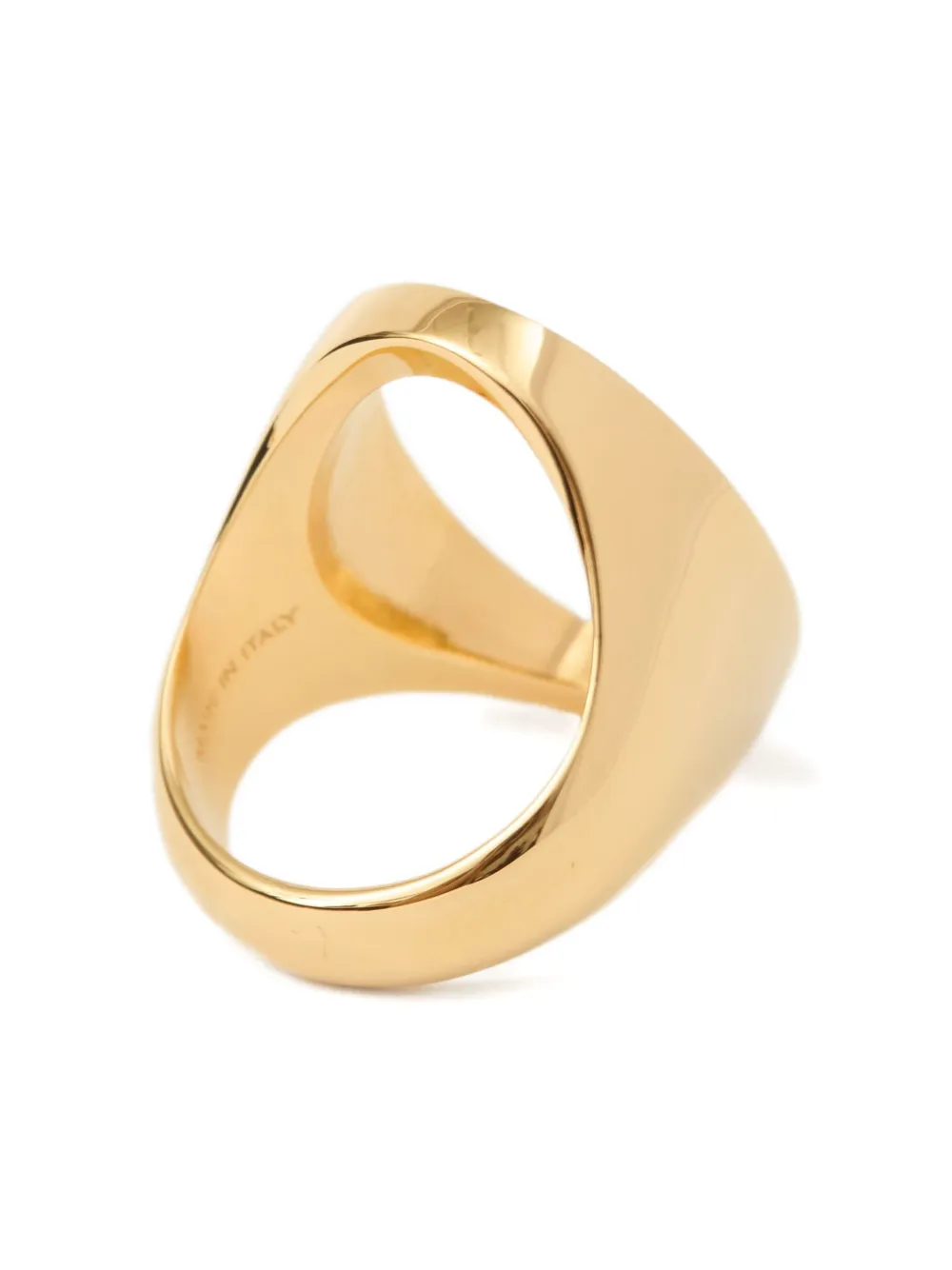 MM6 Maison Margiela Anello Minimal con logo 4mm | Anelli | Image 3