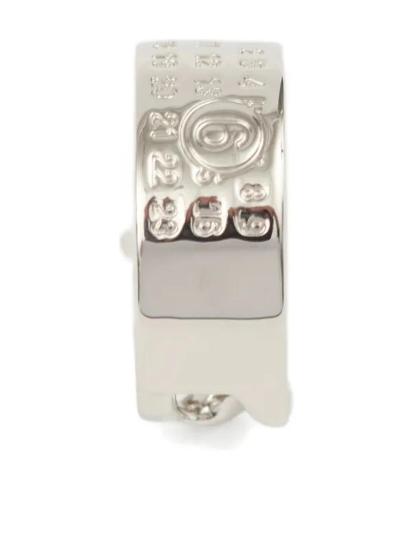 MM6 Maison Margiela Minimal ロゴ 3mm リング | シルバートーン