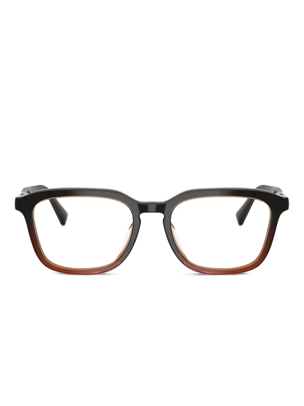 Brunello Cucinelli metal-frame rectangle glasses | Black | Image 1