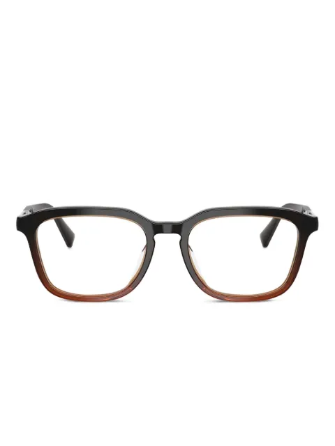 Brunello Cucinelli metal-frame rectangle glasses