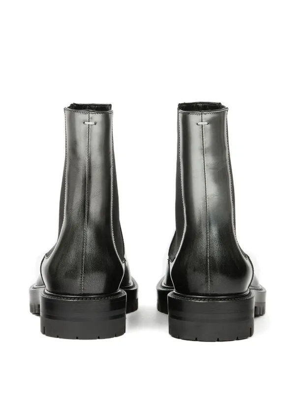 Maison Margiela Tabi County split-toe Chelsea Boots | Black | FARFETCH