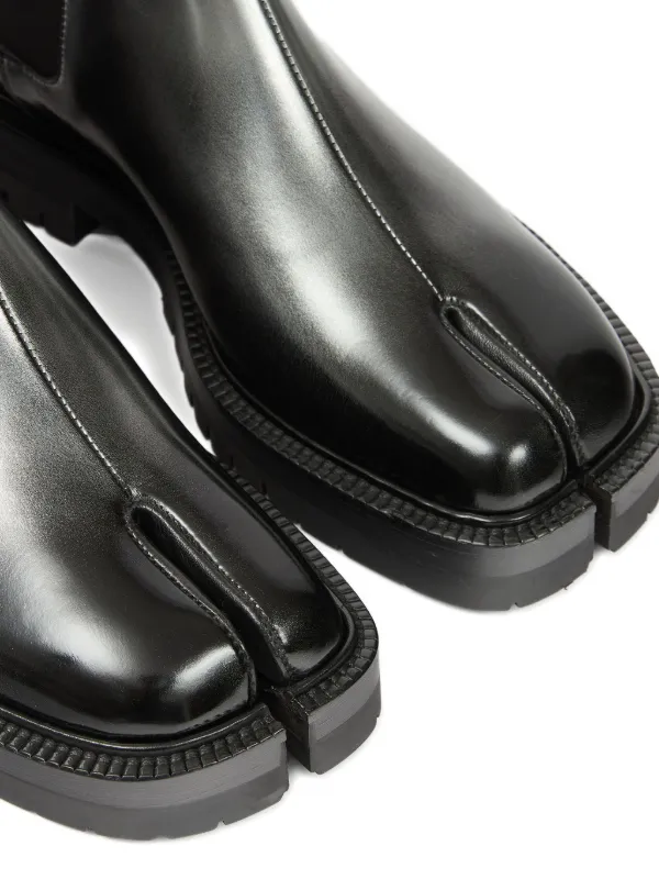 Maison Margiela Tabi County split-toe Chelsea Boots | Black | FARFETCH