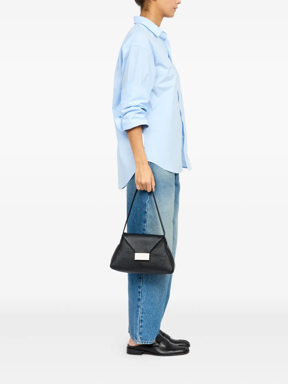 Mm6 Maison Margiela New Numeric Clutch Bag In Black
